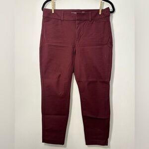 NWOT Old Navy High-Waisted Pixie Skinny Ankle Pants Size 10P in Raisin Arizona